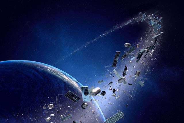 Image of space debris