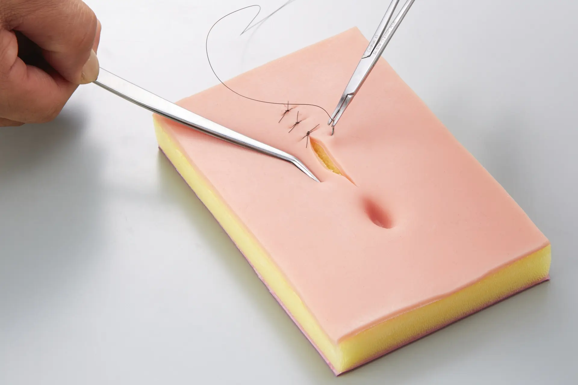 Abdominal suture surgery training model
